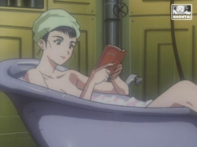 Faye Valentine's fanservice in ep11-Scene1