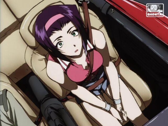 Faye Valentine's fanservice in ep15-Scene4