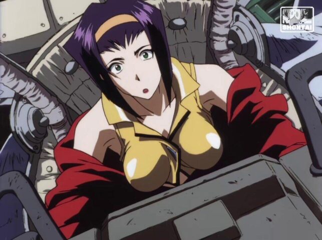 Faye Valentine's fanservice in ep19-Scene1