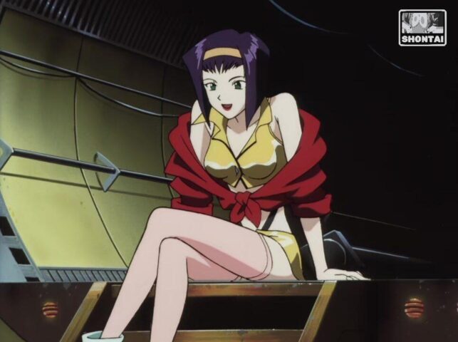 Faye Valentine's fanservice in ep4-Scene11