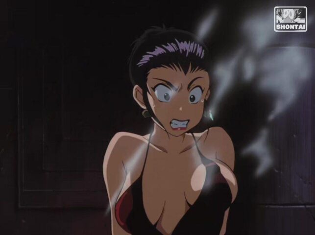 Faye Valentine's fanservice in ep5-Scene10