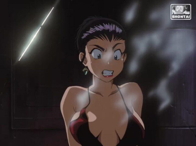 Faye Valentine's fanservice in ep5-Scene11