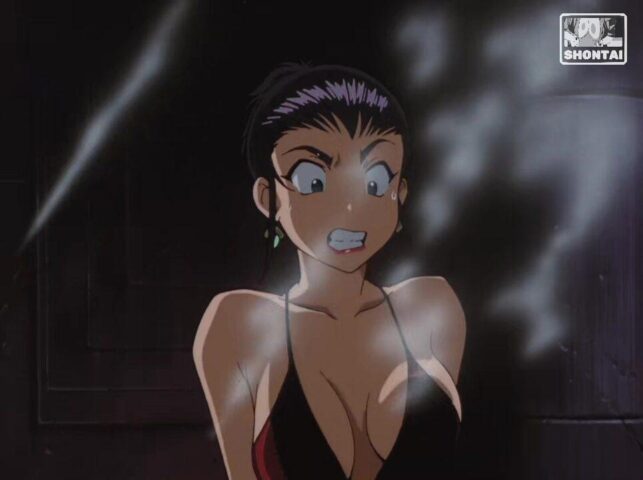 Faye Valentine's fanservice in ep5-Scene12