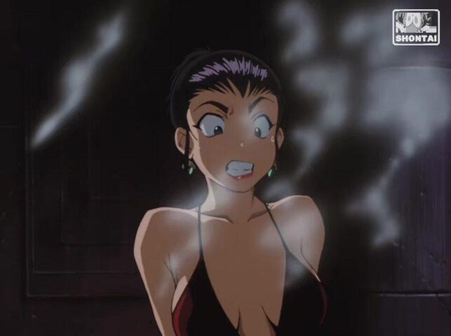 Faye Valentine's fanservice in ep5-Scene13