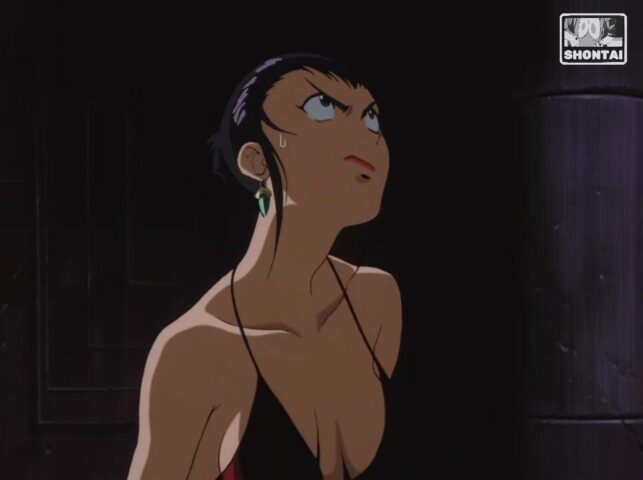 Faye Valentine's fanservice in ep5-Scene14