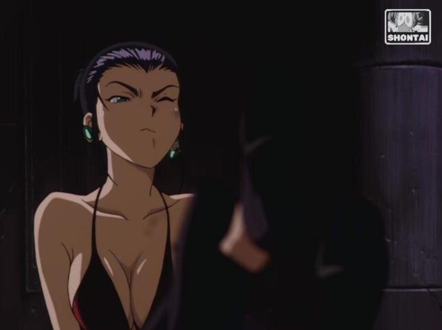 Faye Valentine's fanservice in ep5-Scene15