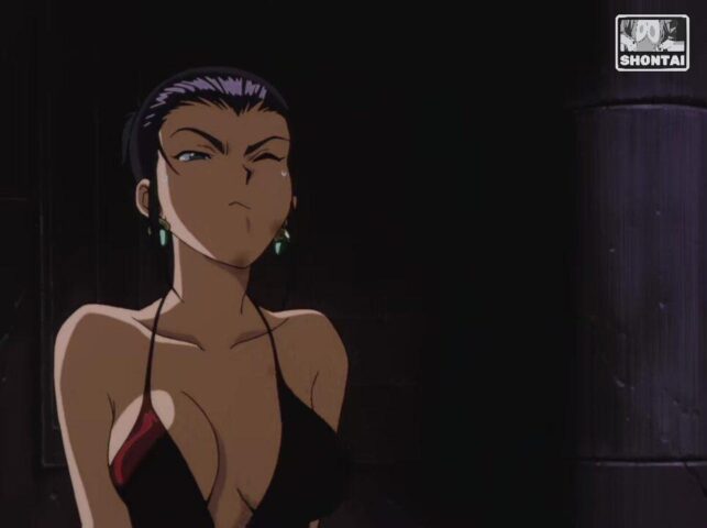 Faye Valentine's fanservice in ep5-Scene16