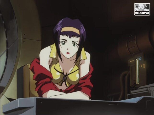 Faye Valentine's fanservice in ep5-Scene19