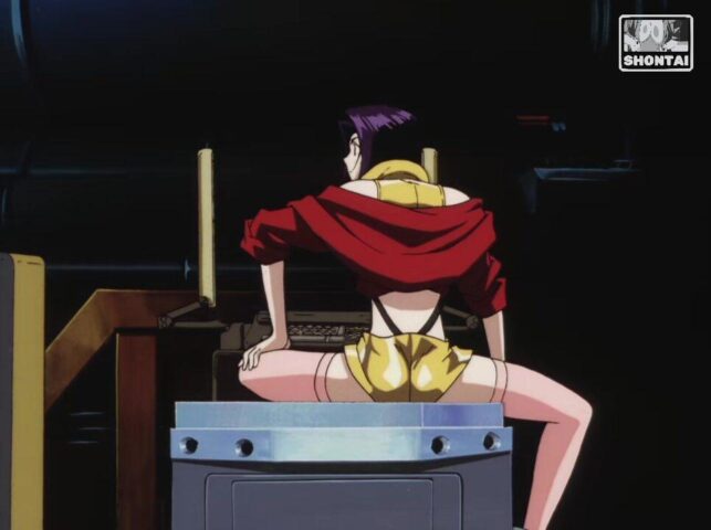 Faye Valentine's fanservice in ep5-Scene6