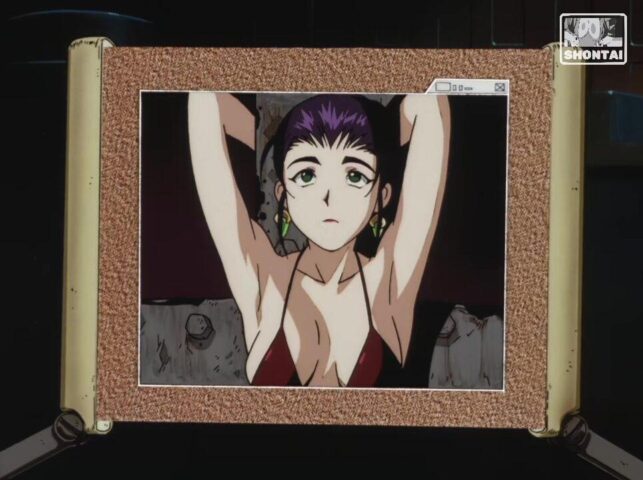 Faye Valentine's fanservice in ep5-Scene8