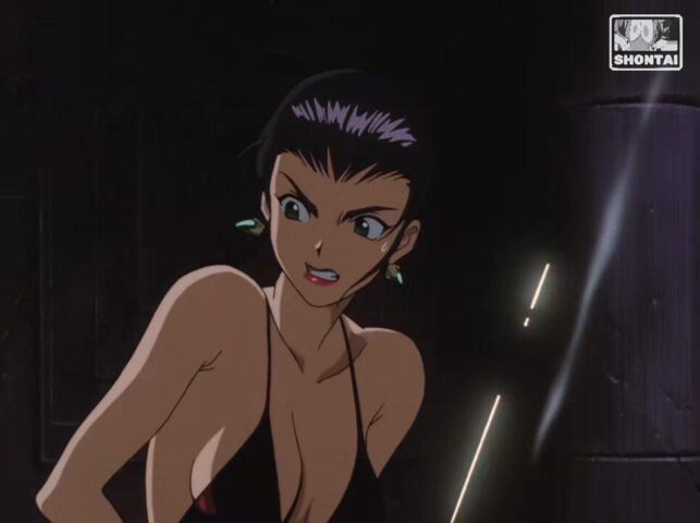 Faye Valentine's fanservice in ep5-Scene9