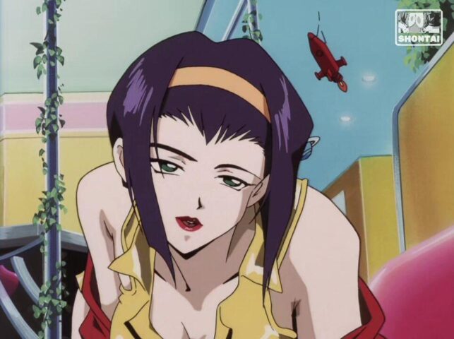 Faye Valentine's fanservice in ep7-Scene5