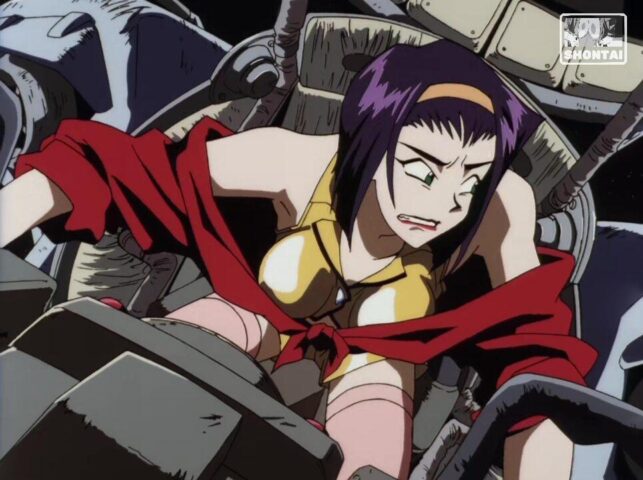 Faye Valentine's fanservice in ep9-Scene3