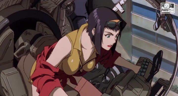 Faye Valentine's fanservice in theMovie-Scene1