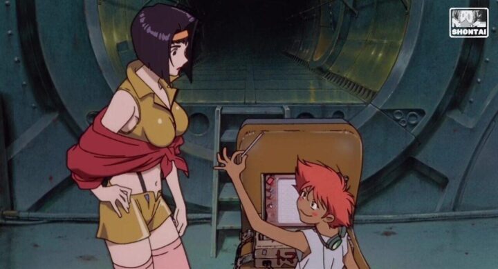 Faye Valentine's fanservice in theMovie-Scene2