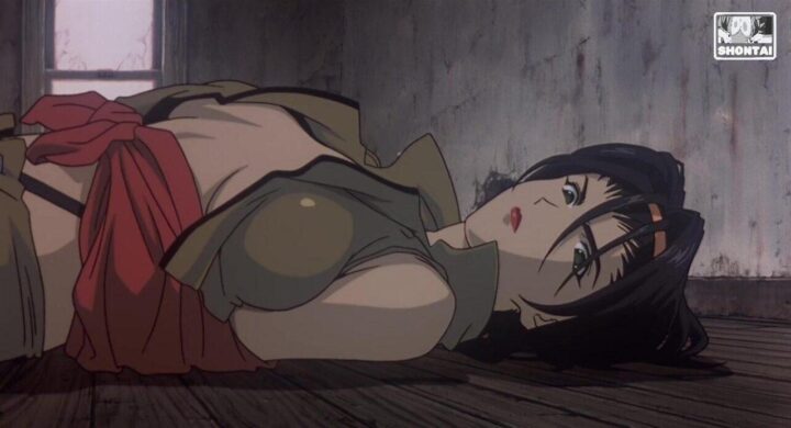 Faye Valentine's fanservice in theMovie-Scene25