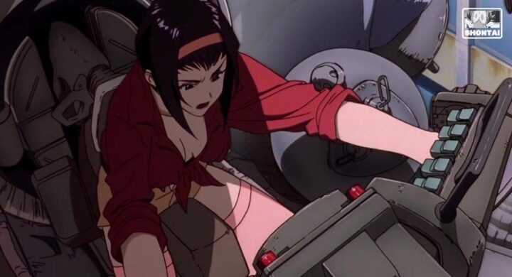 Faye Valentine's fanservice in theMovie-Scene32