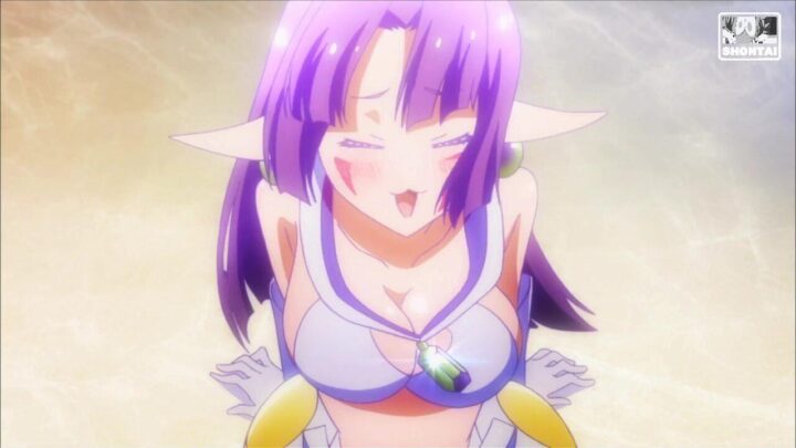 Unnamed girls – NoGameNoLife's fanservice in season#1ep1-Scene1