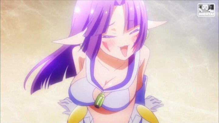 Unnamed girls – NoGameNoLife's fanservice in season#1ep1-Scene2