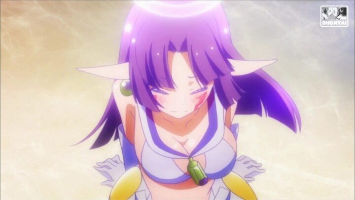 Unnamed girls – NoGameNoLife's fanservice in season#1ep1-Scene3