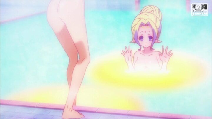 Chlammy Zell's fanservice in season#1ep10-Scene19