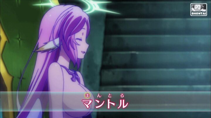 Jibril's fanservice in season#1ep6-Scene23