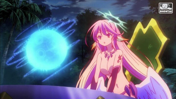 Jibril's fanservice in season#1ep6-Scene31