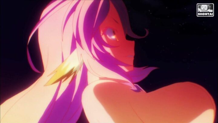 Jibril's fanservice in season#1ep6-Scene36