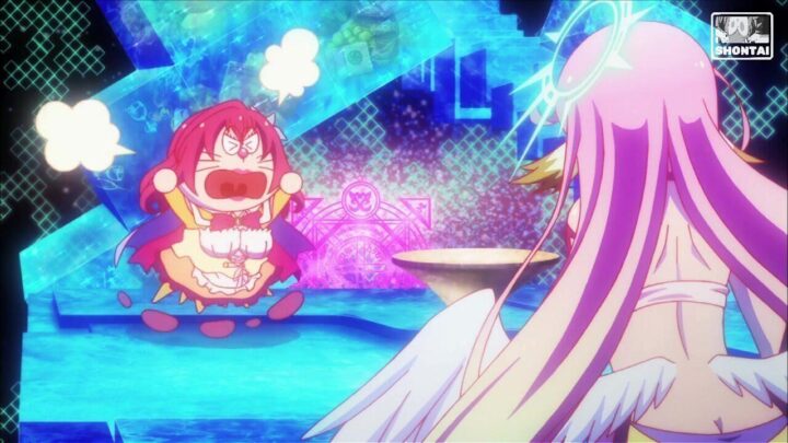 Jibril's fanservice in season#1ep7-Scene13