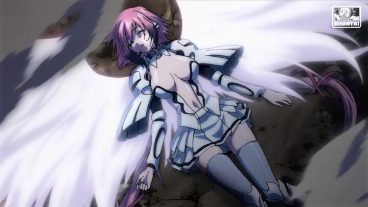 Ikaros's fanservice in season#1ep1-Scene4