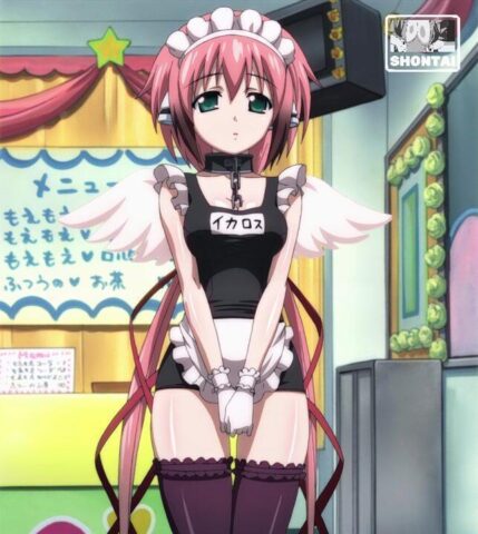 Ikaros's fanservice in season#1ep10-Scene4