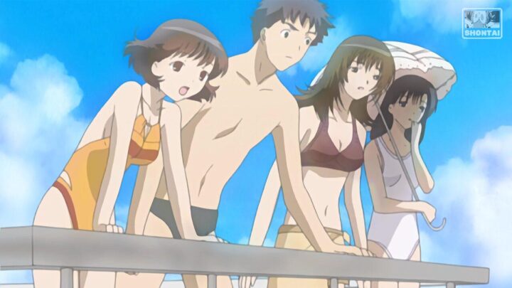 Yumi Omura's fanservice in season#1ep13-Scene32