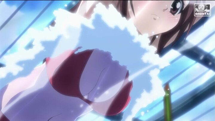 Sohara Mitsuki's fanservice in season#1ep13-Scene49