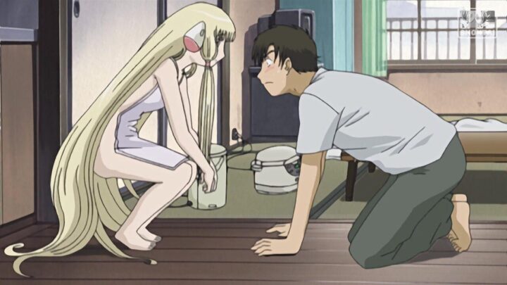 Chii's fanservice in season#1ep16-Scene4