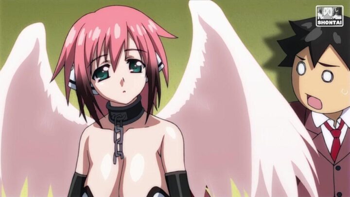 Ikaros's fanservice in season#1ep2-Scene41