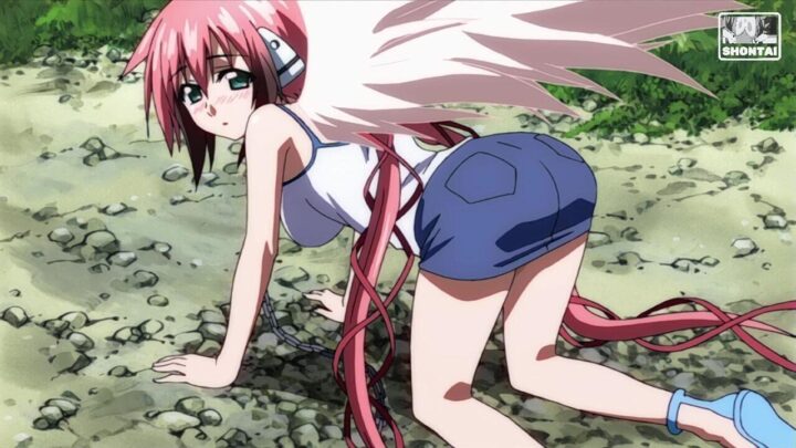 Ikaros's fanservice in season#1ep3-Scene3