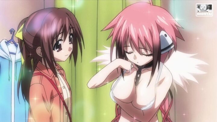 Ikaros's fanservice in season#1ep4-Scene10