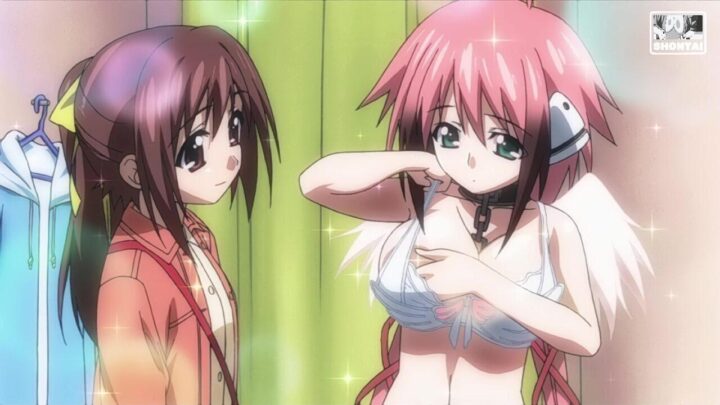 Ikaros's fanservice in season#1ep4-Scene12