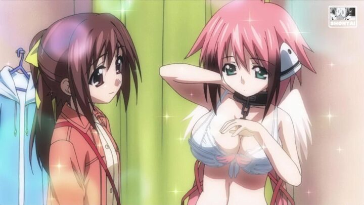 Ikaros's fanservice in season#1ep4-Scene13