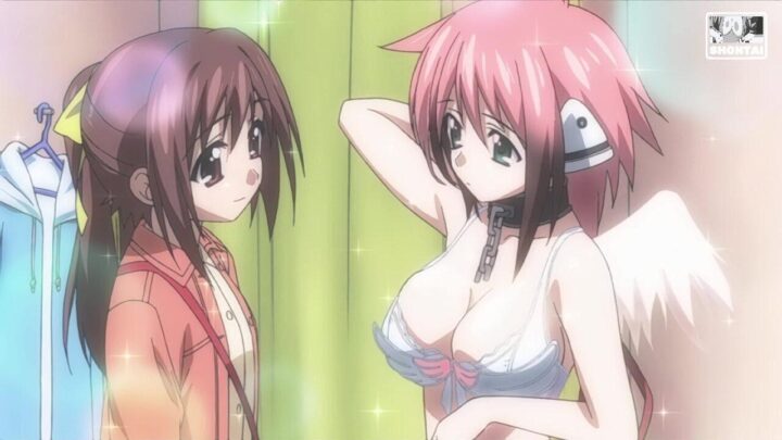 Ikaros's fanservice in season#1ep4-Scene14