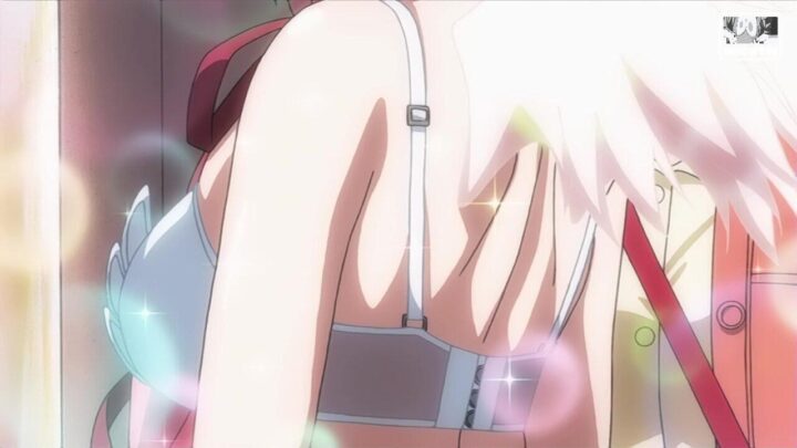 Ikaros's fanservice in season#1ep4-Scene6