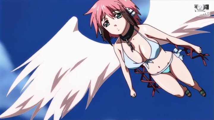 Ikaros's fanservice in season#1ep5-Scene31