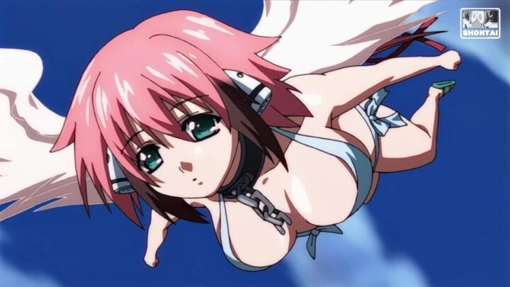 Ikaros's fanservice in season#1ep5-Scene32