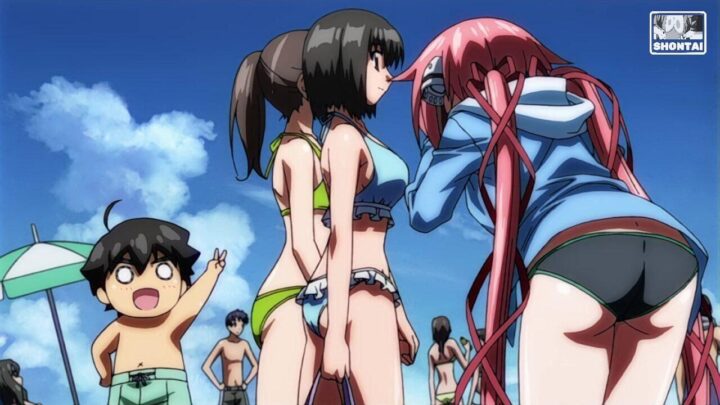 Ikaros's fanservice in season#1ep6-Scene20