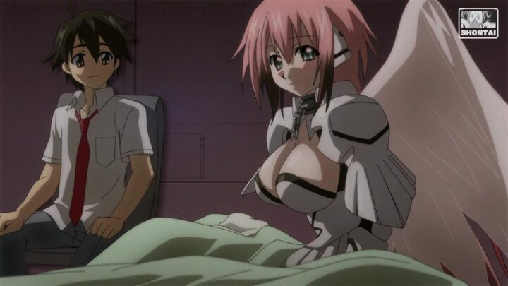 Ikaros's fanservice in season#2ep11-ending1