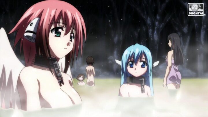 Ikaros's fanservice in season#2ep4-Scene19