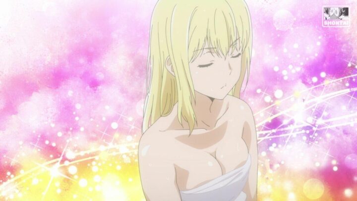 Ais Wallenstein's fanservice in Season#SwordOratoria_ep2-Scene12