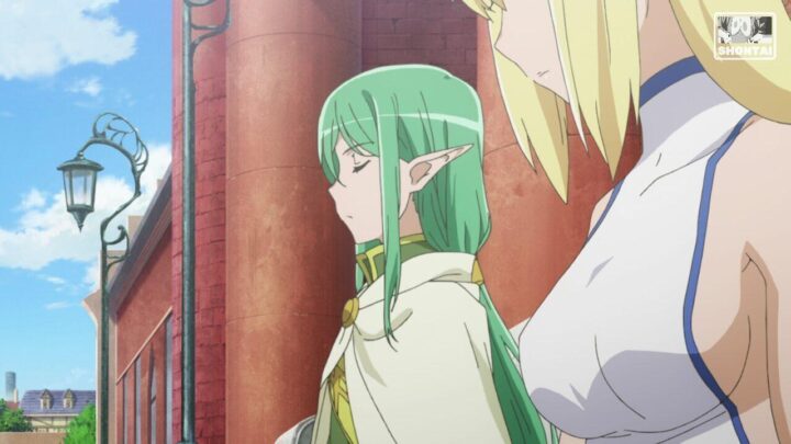 Ais Wallenstein's fanservice in Season#SwordOratoria_ep2-Scene24