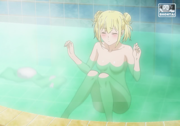 Ais Wallenstein's fanservice in season#1OAV-Scene3