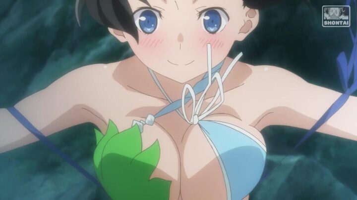 Hestia's fanservice in season#1OAV-Scene37